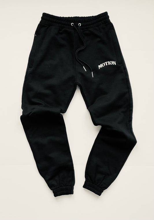 Black Chrome Zip Pants