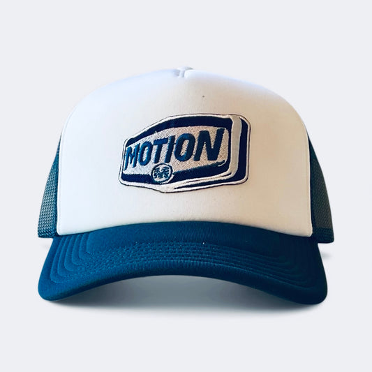 Navy Motion Trucker Cap